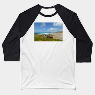 Perran Bay, Cornwall Baseball T-Shirt